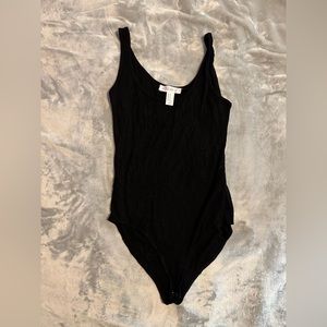 Forever 21 black stretchy bodysuit (M)